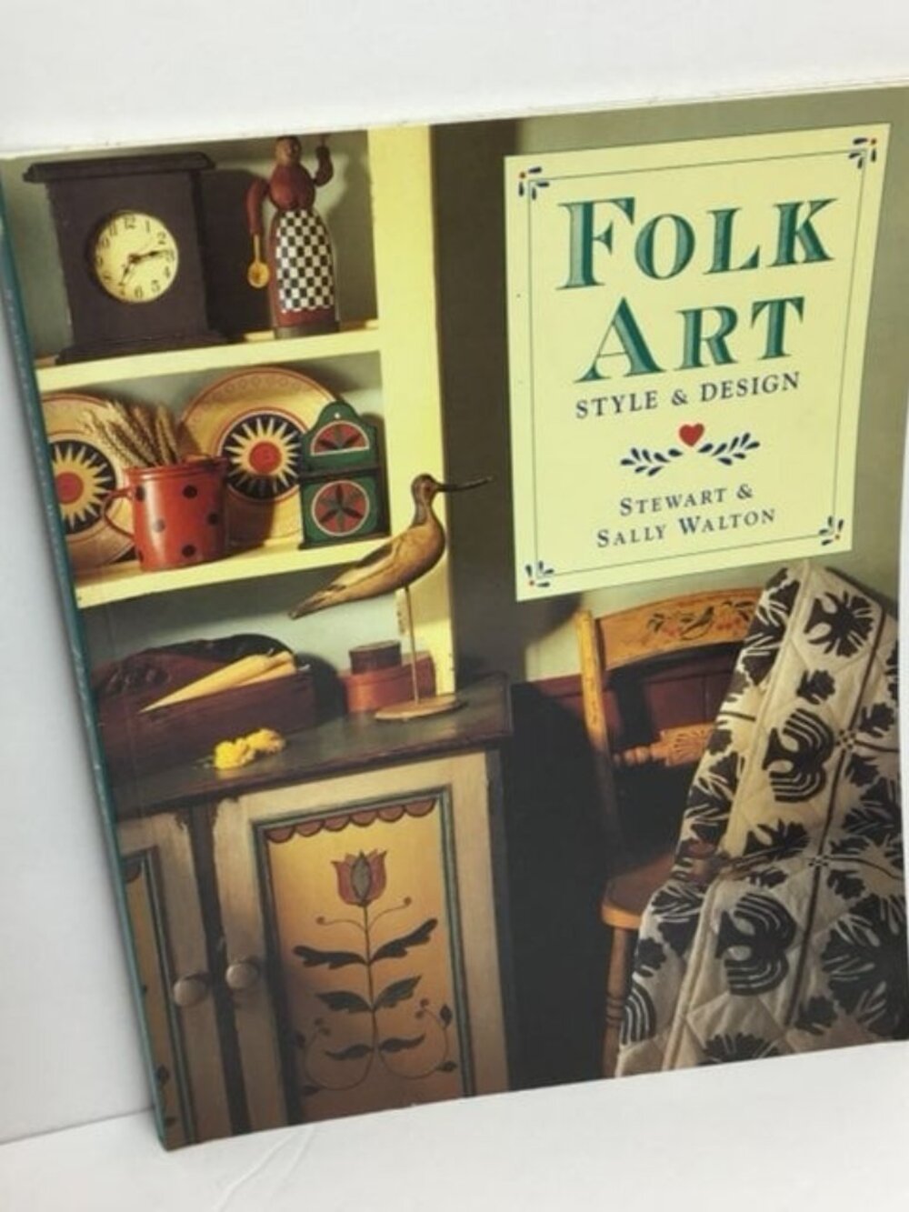 Folk Art Style Design Book Stewart Sally Walton Decorative Craft Projects Ideas